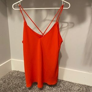 Ambiance Red Tank Top Blouse